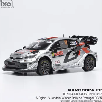 autíčko Toyota GR Yaris Rally1 - Rally de Portugal 2025 #17 Ogier - Landais 1:43 IXO