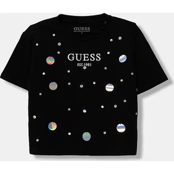 Dětské tričko Guess J6RI12.J1314.PPY2 černá 99X, vel. 158-166