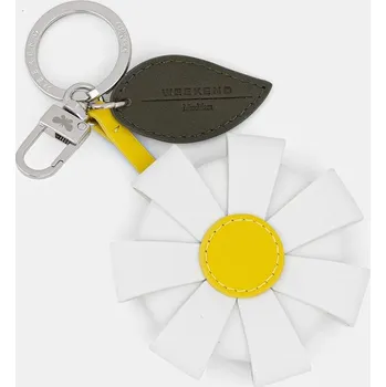 Kožená klíčenka Weekend Max Mara ASARTA 2615721114600 bílá 00X, vel. ONE SIZE