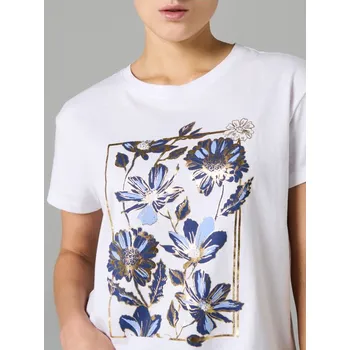 Sinsay - Bavlněná košilka s potiskem - bílá - 958GS-00M - 958GS-00M-M