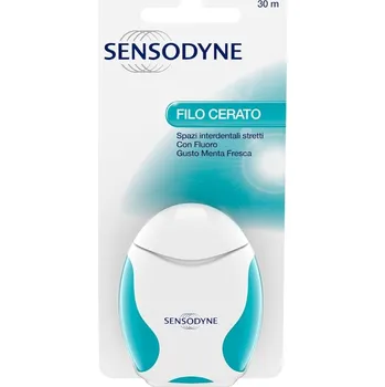 Zubní nit SENSODYNE VOSKOVANÁ ZUBNÍ NIT S FLUOREM 30 m