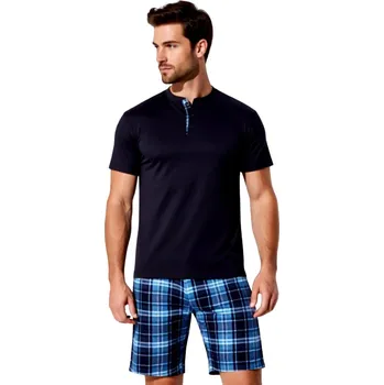 Pánské pyžamo Pánské Pyžamo Krátké FOLTÝN PK 411 Velikost: M