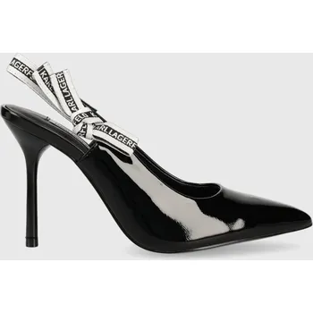 Dámské lodičky Kožené lodičky Karl Lagerfeld SARABANDE KL30908.1BP černá 99X, EUR 37