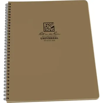 Taktické pero RITE IN THE RAIN Blok voděodolný spirálový Universal MAXI 8 1/2"x 11" DESERT