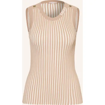 Liu Jo Dámský Pletený Top, béžová / krémová, 34