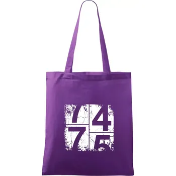 Tachometr 75 - Taška bavlněná - 42 x 38 cm ( Fialová )