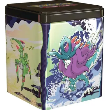 Hračka Pokémon TCG: Stackable Collector's Box - Pokémon Paradox (3 boostery a 2 aršíky samolepek)