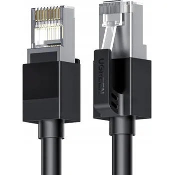 Síťový kabel Ugreen NW316 Silný Rychlý Ethernet Kabel Cat6 F/UTP 3m Černý RJ45