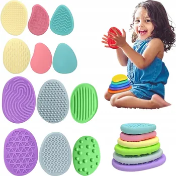 Hračka pro nejmenší SENZORICKÝ KÁMEN MAČKACÍ HRAČKA – ANTISTRESOVÁ HRAČKA PRO DĚTI I DOSPĚLÉ