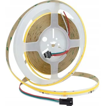 LED osvětlení LED pásek Jednolitý COB Digitální Efekt Tekoucí Vody 24V 360 LED/m 13W/m Studená Bílá 1170lm/m 5m