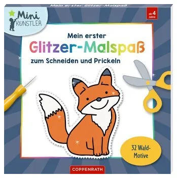 První čtění Mein erster Glitzer-Malspaß zum Schneiden und Prickeln - Taddicken, Maike