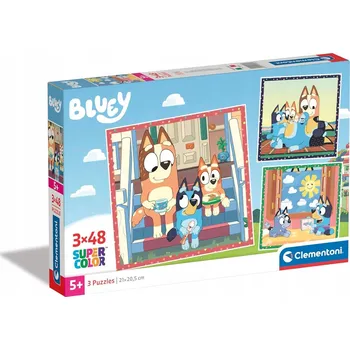 Puzzle Puzzle 3x48 Supercolor: Bluey