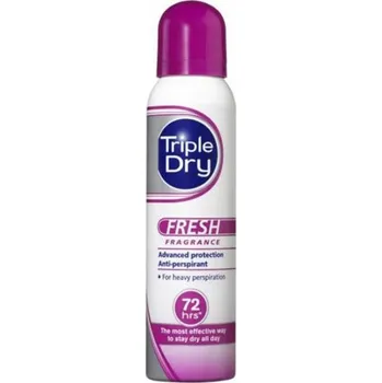 Triple Dry Fresh 150 Ml SPREJ - 150 Ml 72h Antiperspirant Ochrana Bez vůně