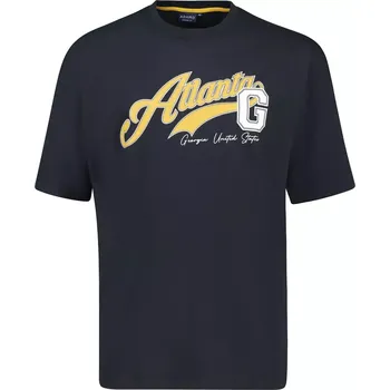 Pánské tričko ve větší velikosti s krátkým rukávem Adamo 131503-360 tmavě modré (7XL)