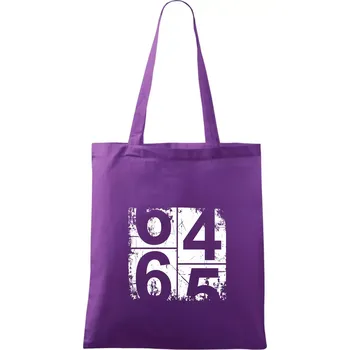 Tachometr 65 - Taška bavlněná - 42 x 38 cm ( Fialová )