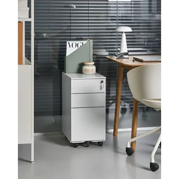 Ložnice Úložná skříň zelená kovová se 3 zásuvkami na zámek s klíčem industriální moderní styl garáž domácí kancelář Beliani