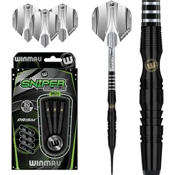 Volný čas Šipky Soft Winmau Sniper Black 20 g