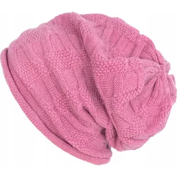Čepice Szaleo Zimní čepice beanie růžová, univerzální velikost