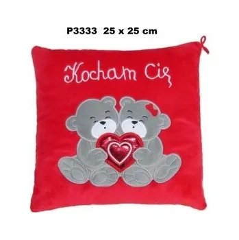 plyšák Poduszka Walentynka 25x25cm (pl, 2000, Sun-Day)