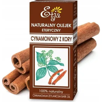 Vonný olej Etja Přírodní esenciální olej skořicový 10ml z kůry skořicovníku