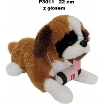 plyšák Plyšová Hračka Pes s hlasem Plyšový Mazlíček Přítulníček ZVUK 22 cm