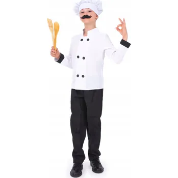 Karnevalový kostým Kuchařský Kostým pro děti velikost XL (140/150 cm) - kostým na karneval, školní ples, maškarní