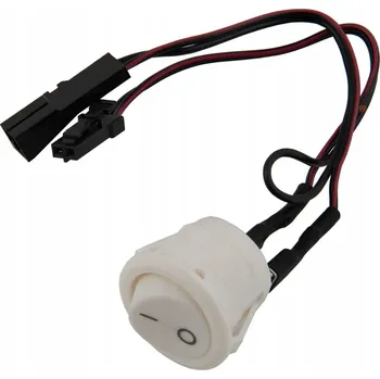 vypínač Kolébkový přepínač Gtv AE-WLB01-10 bílý