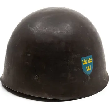 Armáda Švédská Helma ŠVÉDSKÁ M37/65 použitá