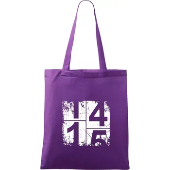 Nákupní taška Tachometr 15 - Taška bavlněná - 42 x 38 cm ( Fialová )