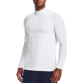 Pánská móda Triko s dlouhým rukávem Under UA CG Armour Fitted Mock 1366066-100 Velikost XS