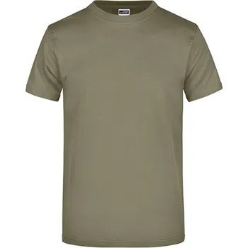 Pánské tričko James&Nicholson Unisex triko JN002 Olive 3XL