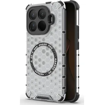 Pouzdro na mobilní telefon Techsuit - HoneyComb Shield MagSafe - Xiaomi 15T Pro - bílá