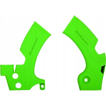 POLISPORT CHRÁNIČE RÁMU (SADA) KAWASAKI KX 450F '09-'18 ZELENÁ BARVA