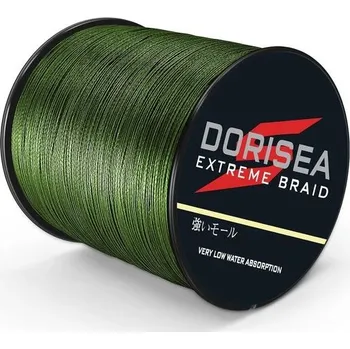 Pletená rybářská šňůra DORISEA, 100%PE 1000m