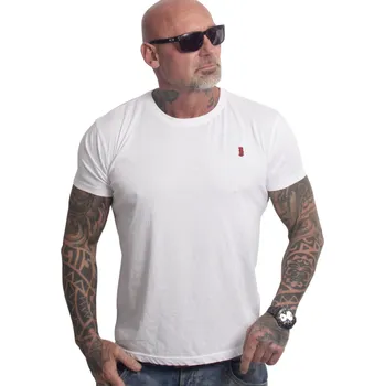 Pánská móda Pánské triko Yakuza Plain Regular Basic 25048 white velikost: 4XL