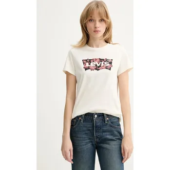 Pánské tričko Bavlněné tričko Levi's THE PERFECT TEE 17369.3189 béžová 01X, vel. XS