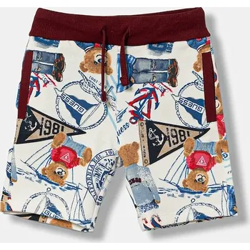 Chlapecké oblečení Dětské bavlněné šortky Guess N6RD00.KA6R4.PPY2 vícebarevná MLC, vel. 113-118