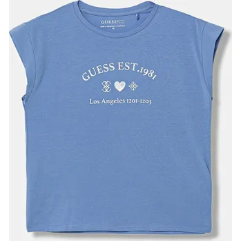 Dětská móda Dětské tričko Guess J6RI20.K6YW4.PPY2 modrá 55X, vel. 158-166