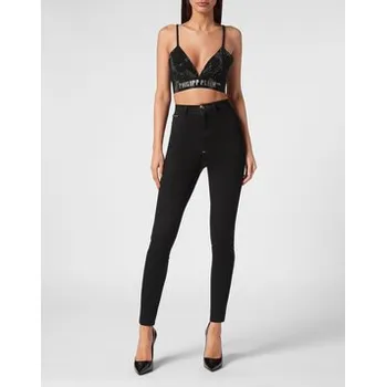 Podprsenka PHILIPP PLEIN Podprsenka 1355 Černá L