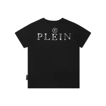 Pánská móda PHILIPP PLEIN T-Shirt 28213 Černá Regular Fit 8