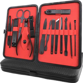 Sada na manikúru nehtů kleštičky nůžky 16 ks