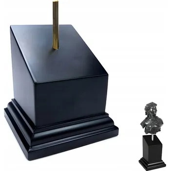 Obraz Černý výstavní sokl na bustu 5x5 cm