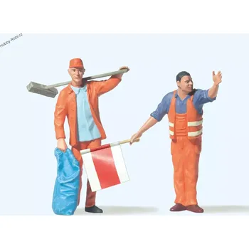 Modelová železnice Postavičky Údržbáři G - Preiser 45008 (Zahradní železnice)