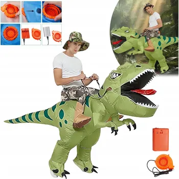 Karnevalový kostým Kostým dinosaura na karnevalové oslavy, kostým dinosaura pro muže i ženy