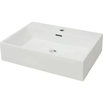 Umyvadlo Umyvadlo na desku obdélníkové vidaXL 42,5 cm bílé