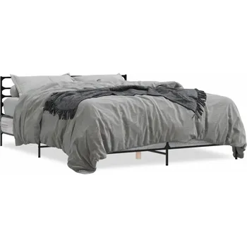 Postel Rám postele šedý dub sonoma 203 x 163 x 74 cm