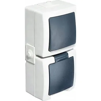 Elektrická zásuvka Elektrická Zásuvka nástěnná Kopp šedá #G1