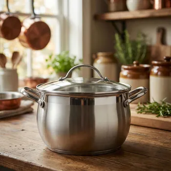 Hrnec Nerezový hrnec s pokličkou MARTYNIKA 4,5 l