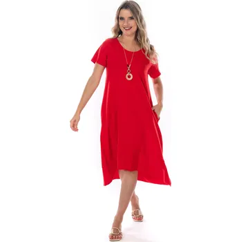 Dámské šaty Dámské šaty HIT 48 Červená