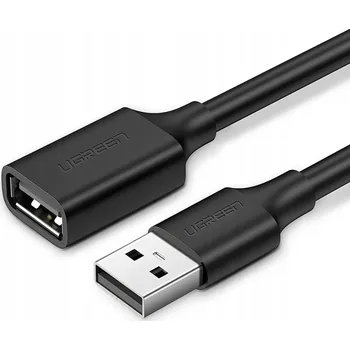 Datový kabel Ugreen prodlužovací USB 2.0 kabel 0.5m černý pro USB zařízení